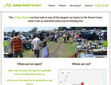 Tablet Screenshot of carbootsale.uk.com